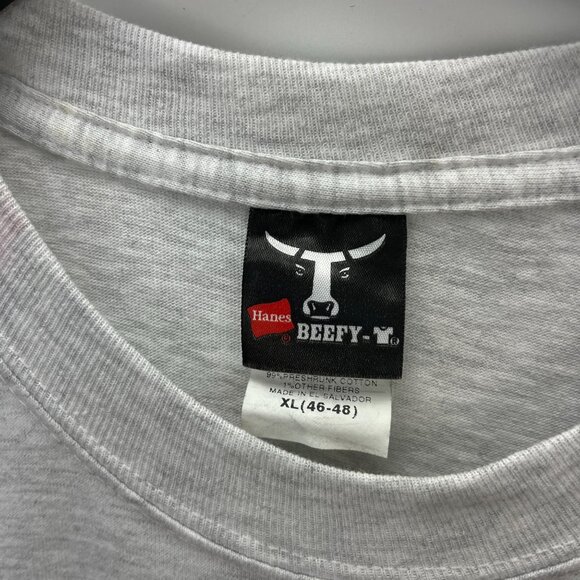 Vintage Y2K Kenya Flag T-Shirt Hanes Beefy XL Gray Map Graphic Usilete Compe - Picture 14 of 16